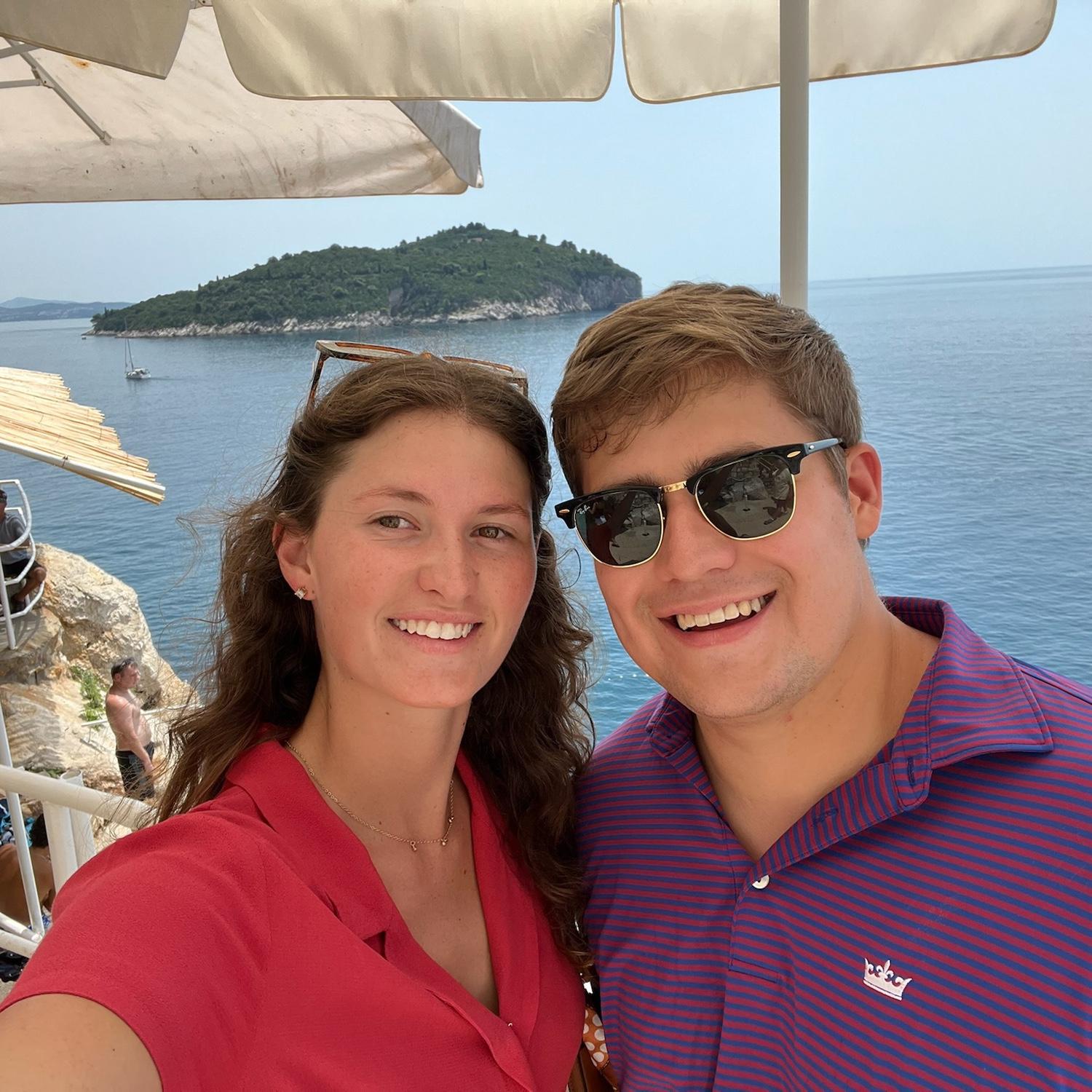 Dubrovnik, Croatia looking at the Adriatic Sea