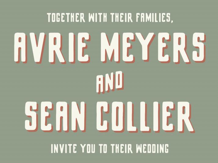 The Wedding Website of Avrie Meyers and Sean Collier