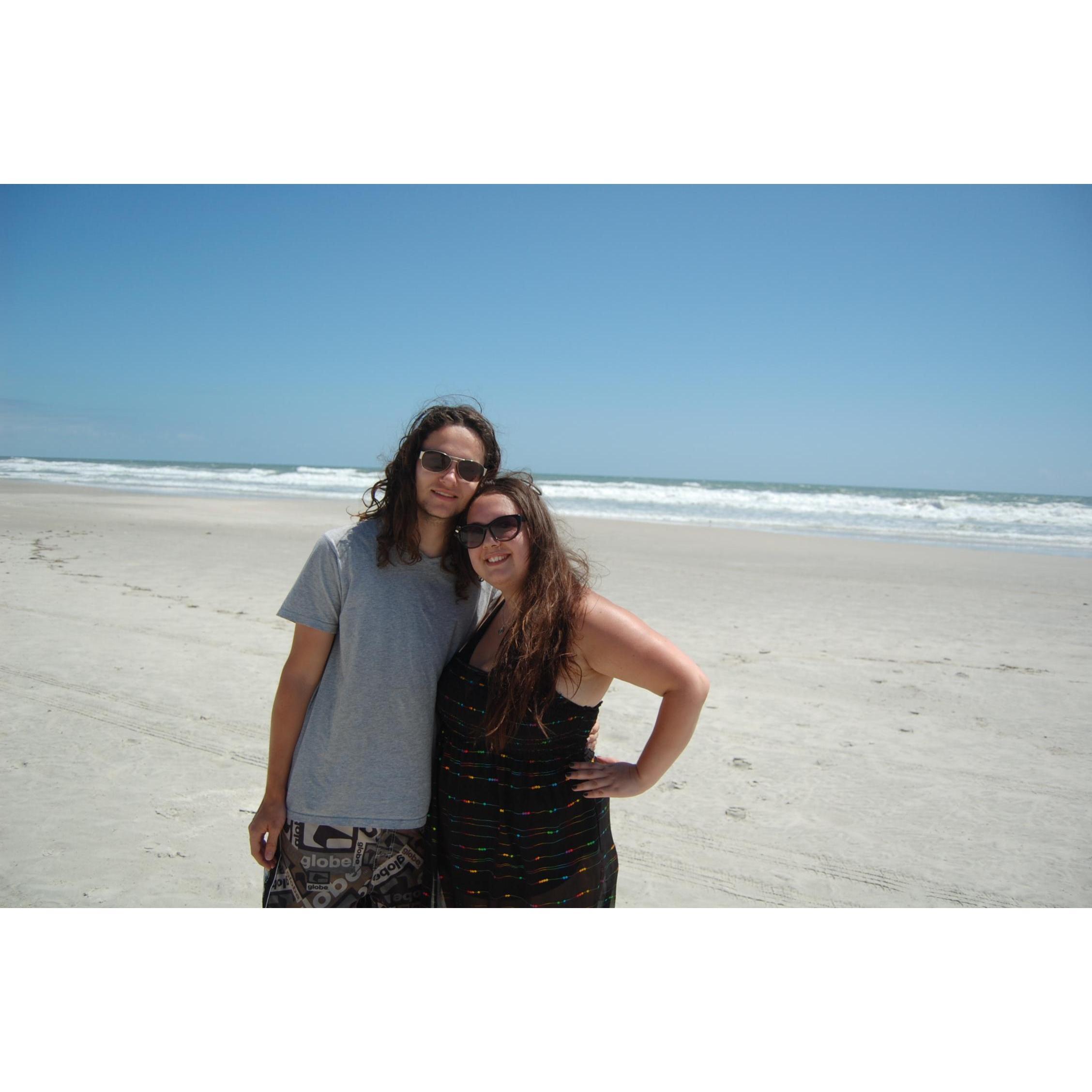 Our first photo together July 2011