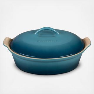 Heritage Covered Oval Casserole Dish