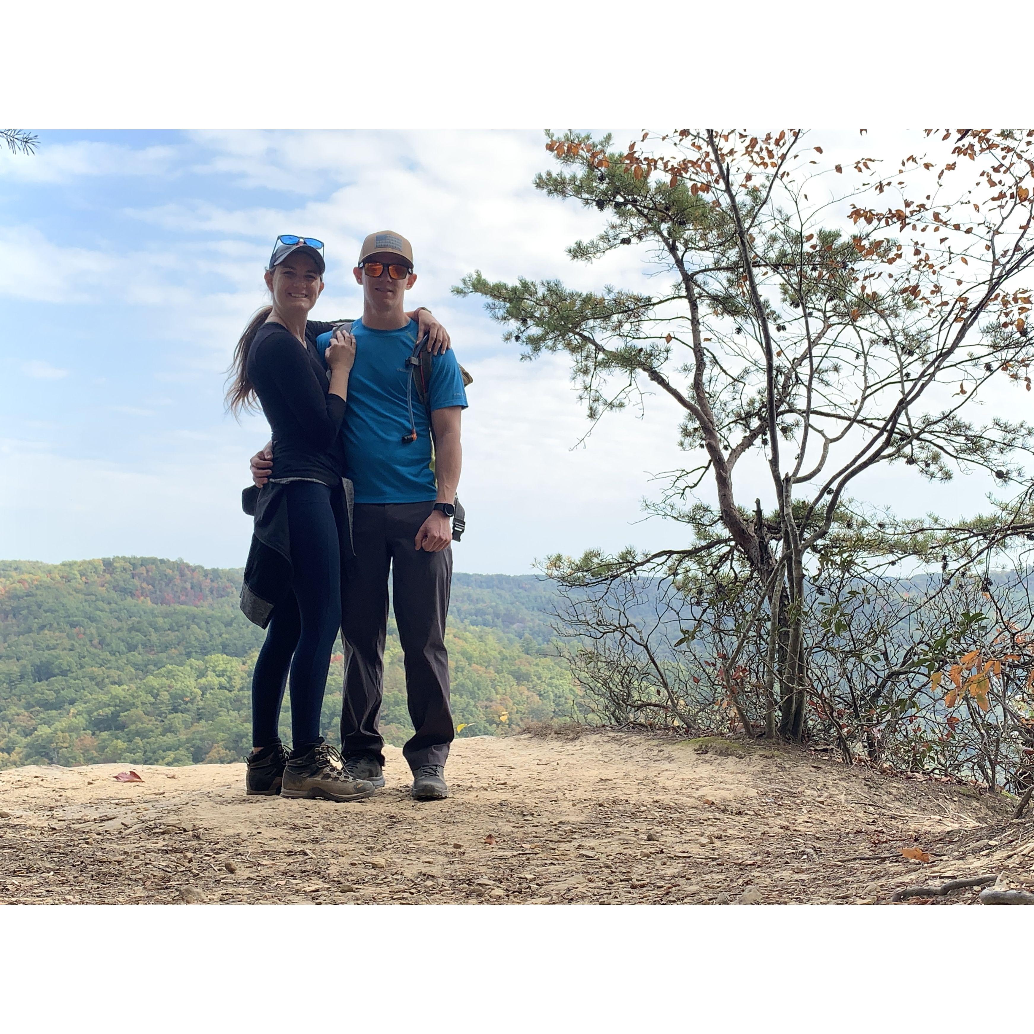 Hiking down in the Gorge
