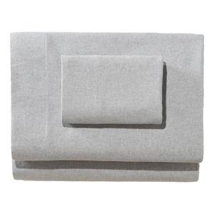Ultrasoft Comfort Flannel Sheet Set- Queen, Heather Gray