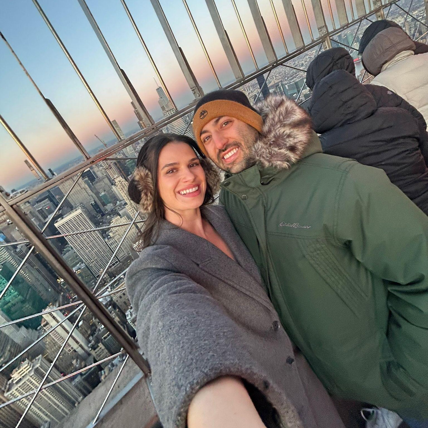 2025: moved to new york (iz gave jake his engagement ring right after this pic)