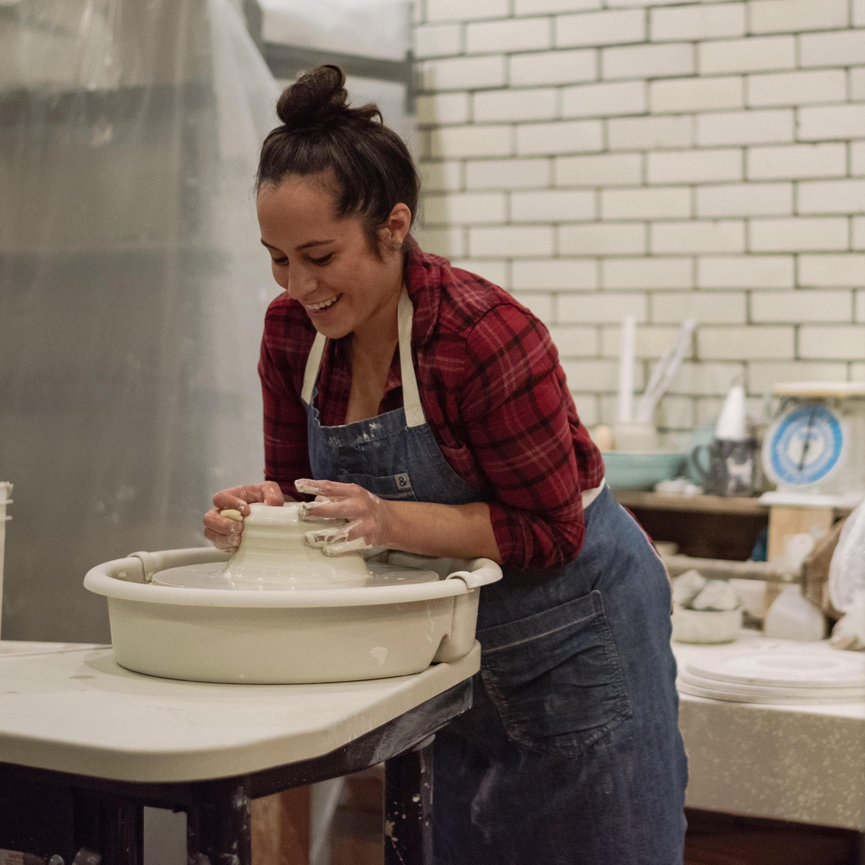Lauren has been throwing pottery since 2008.