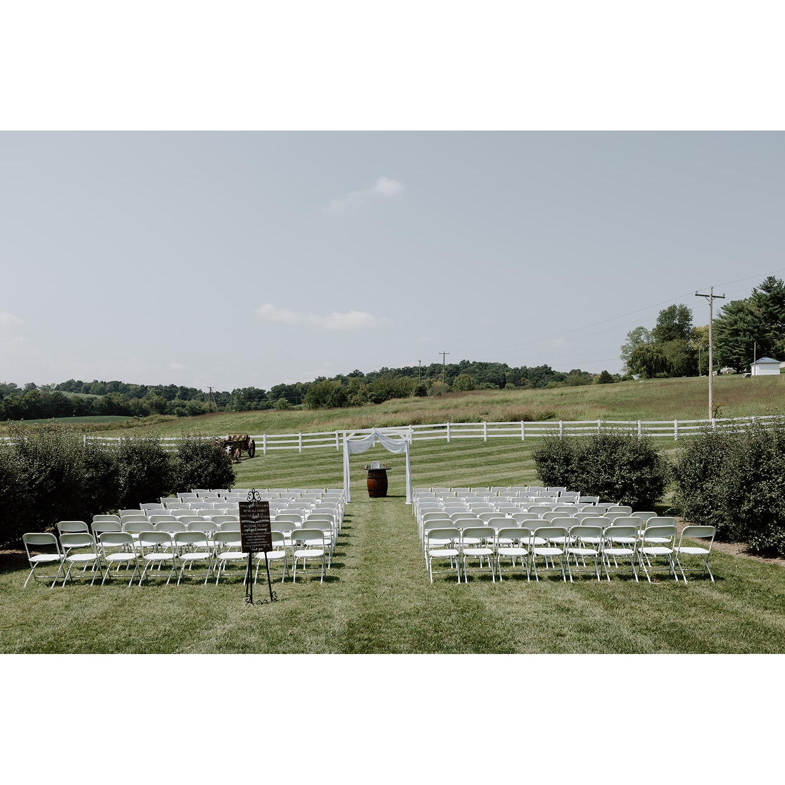 Where  we will have our outdoor wedding ceremony
