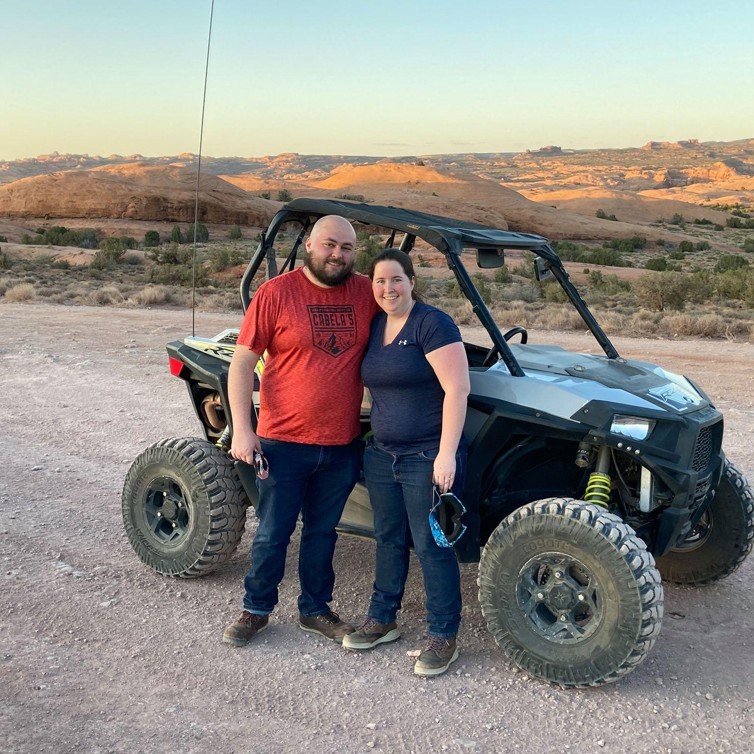 UTVing in Moab Utah.