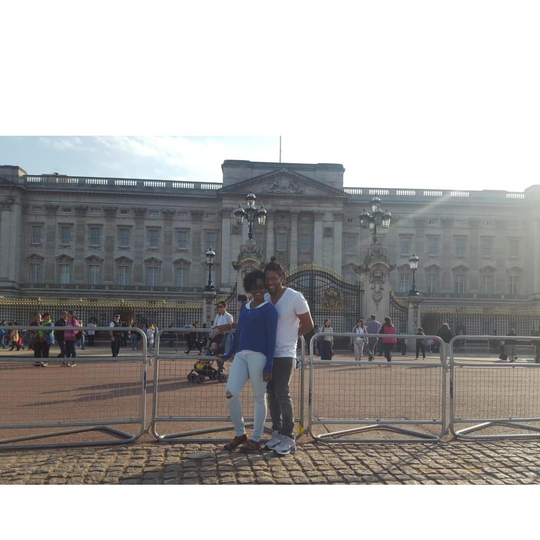 Buckingham Palace in the background 2018