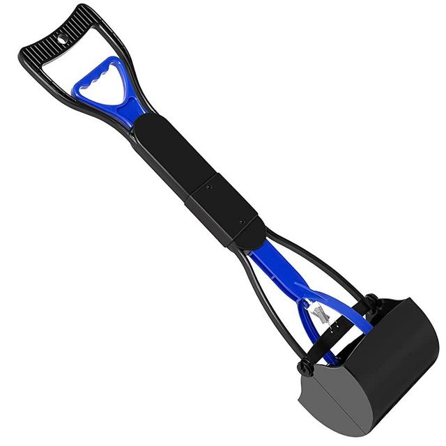 UPSKY Pooper Scooper for Large Small Dogs, Folding Dog Poop Scooper, Durable Spring and Premium Materials，Easy to Use for Grass, Dirt, Gravel Pick Up Shovel…