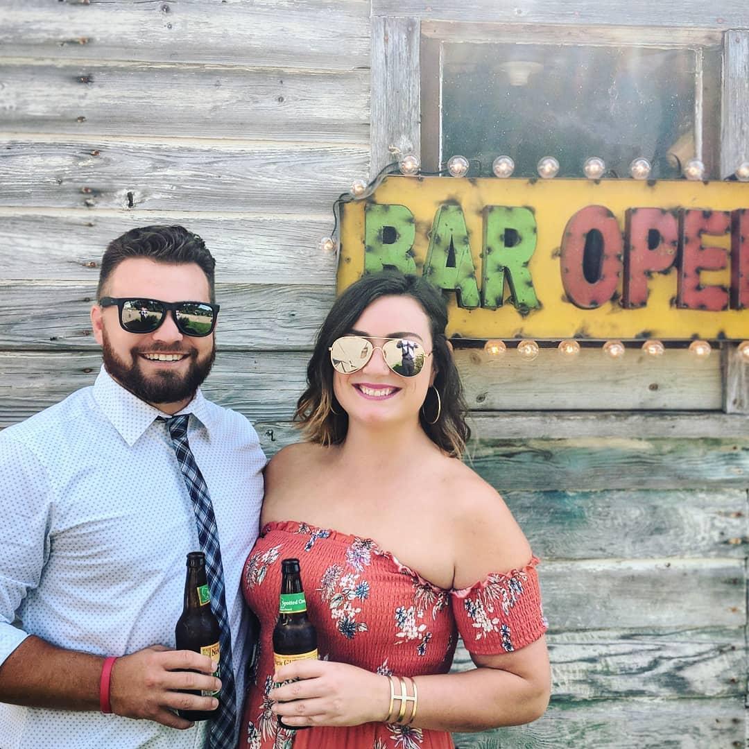 Most of our dates consist of attending weddings. This was celebrating Emily Ortlieb Ricciardi and CJ Ricciardi!