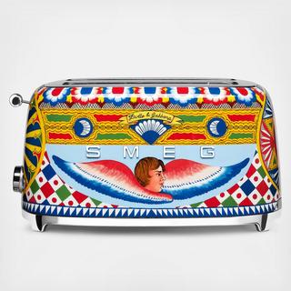 50's Retro Style Aesthetic Dolce & Gabbana 4 Slice Toaster