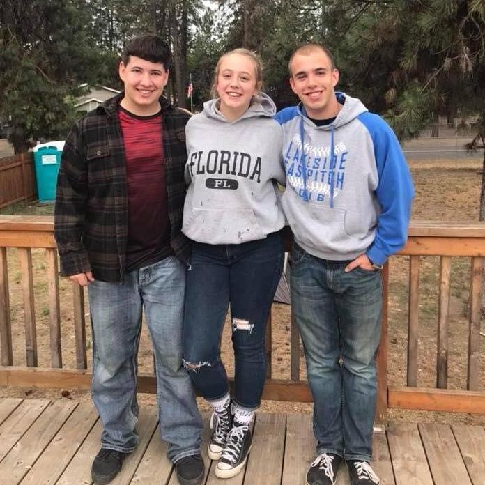 Tim, Rachael, and Bruce; After all three of us had graduated! (2019).