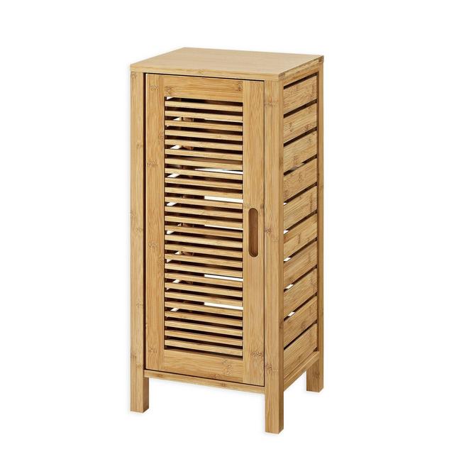 Linon Home Bracken Bamboo 1-Door Cabinet