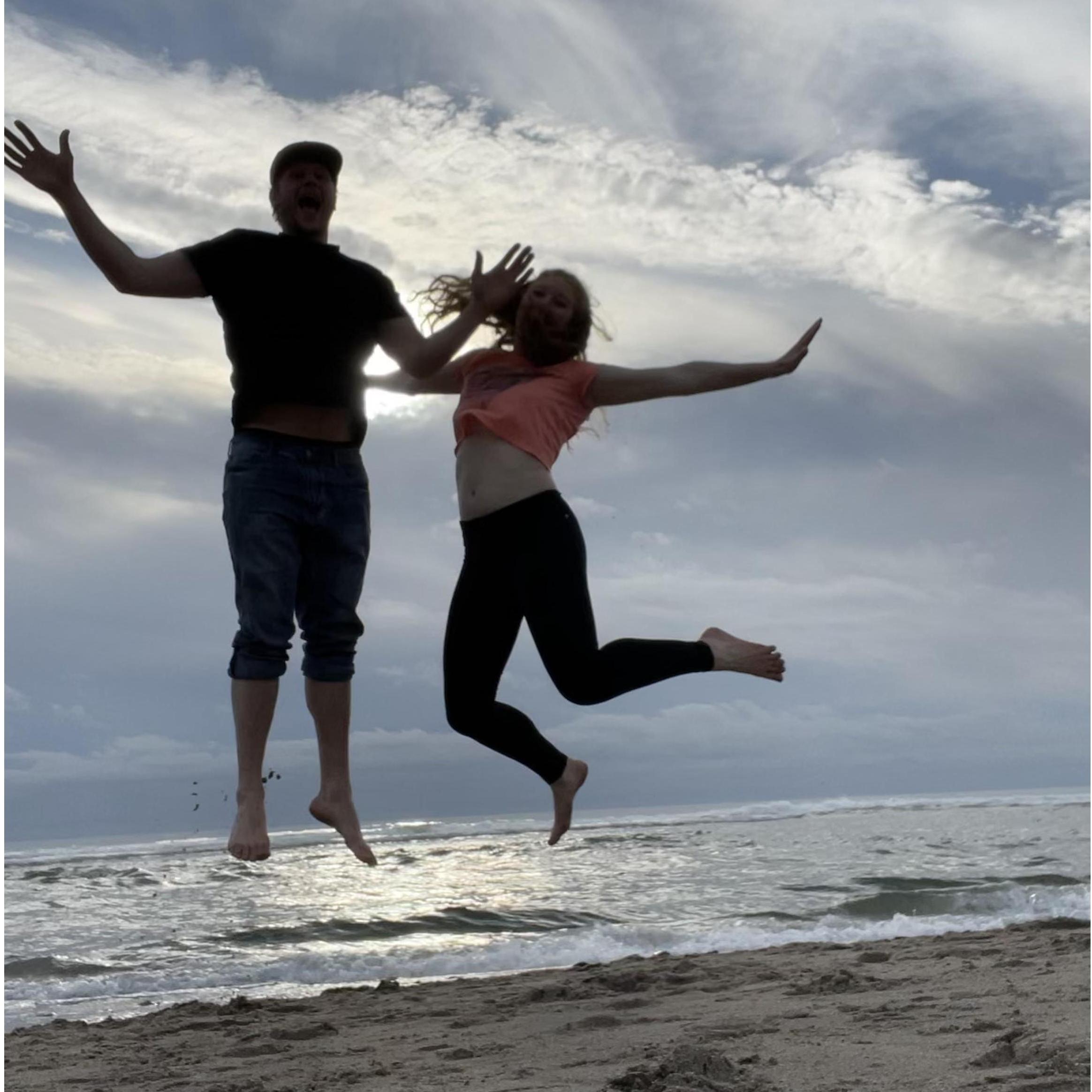 Jumping into our favorite beach adventure!