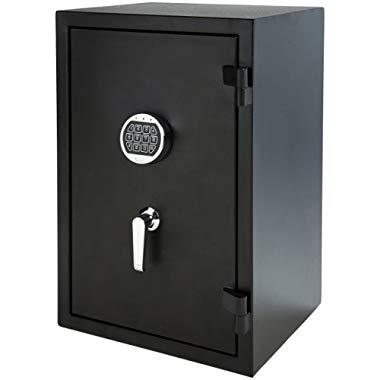 AmazonBasics Fire Resistant Box Safe, 2.1 Cubic Feet - YB-66YLA-F