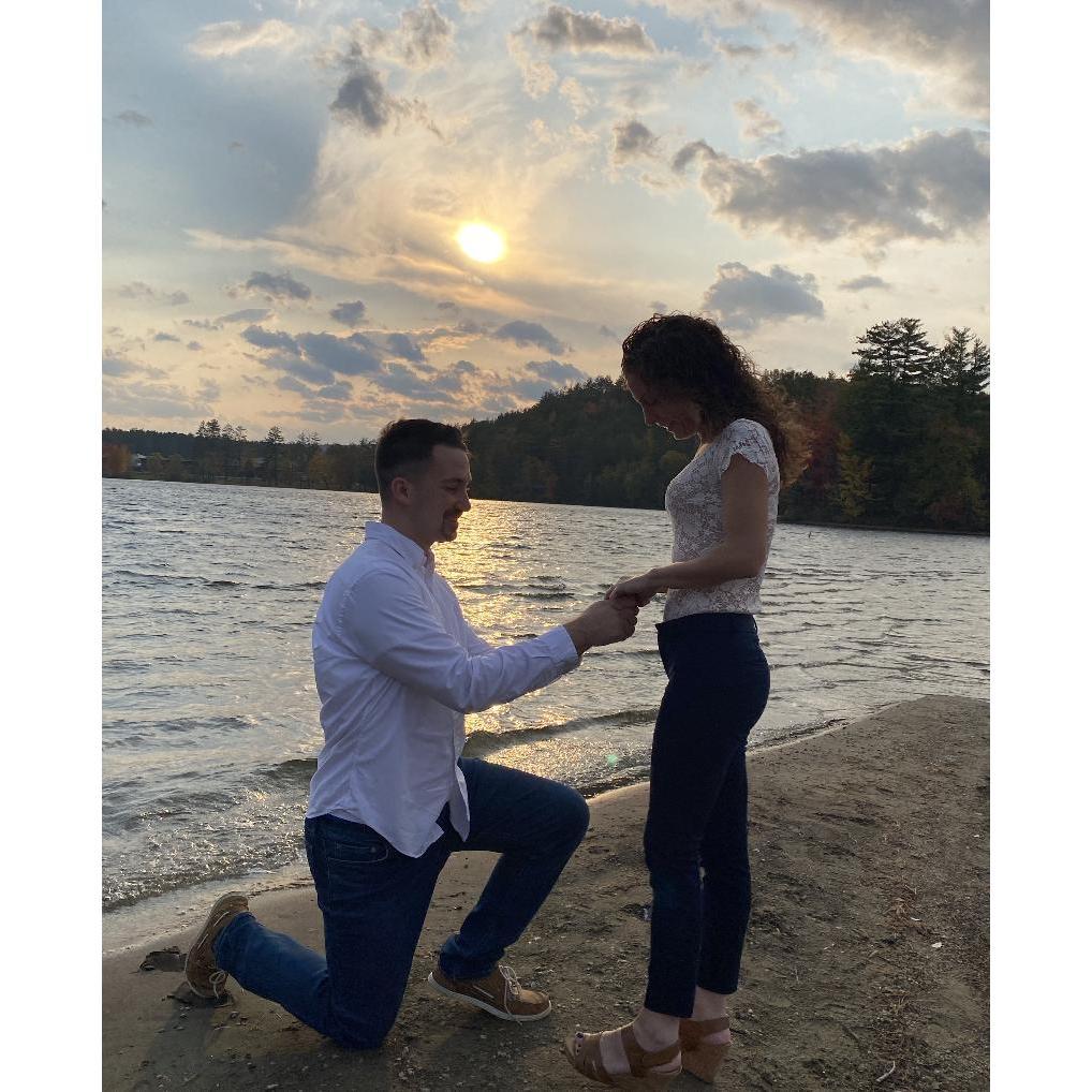 Schroon Lake Engagement Photo Shoot, 2020