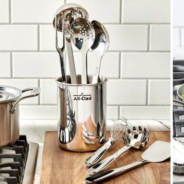 All-Clad Stainless Steel Kitchen Tool Set, 8 piece