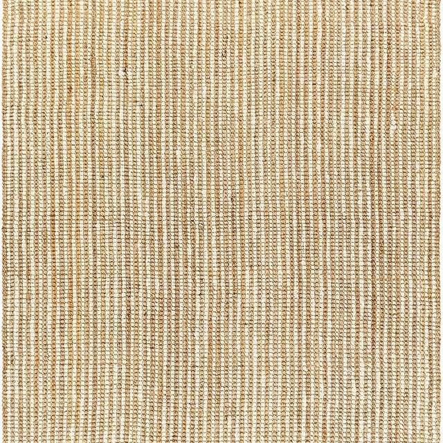 BoutiqueRugs Ambel Braided Bohemian Natural Jute Area Rug - Farmhouse Bleached Hand Woven Tassel Rug for Living Room, Bedroom, Dining Room - White, Cream, Sage - 4' x 6'
