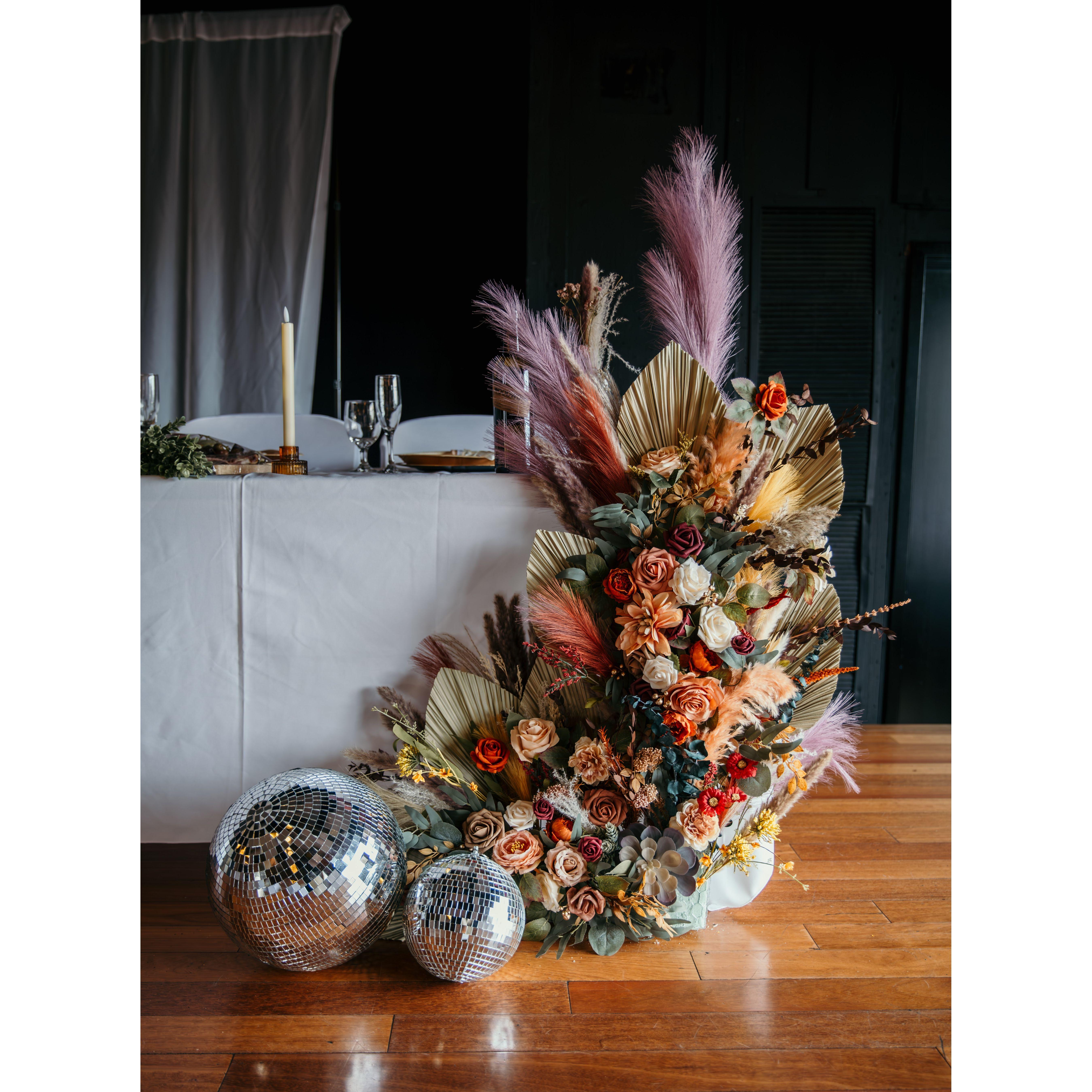 floral disco magic by Rachel and her Babes of Honor