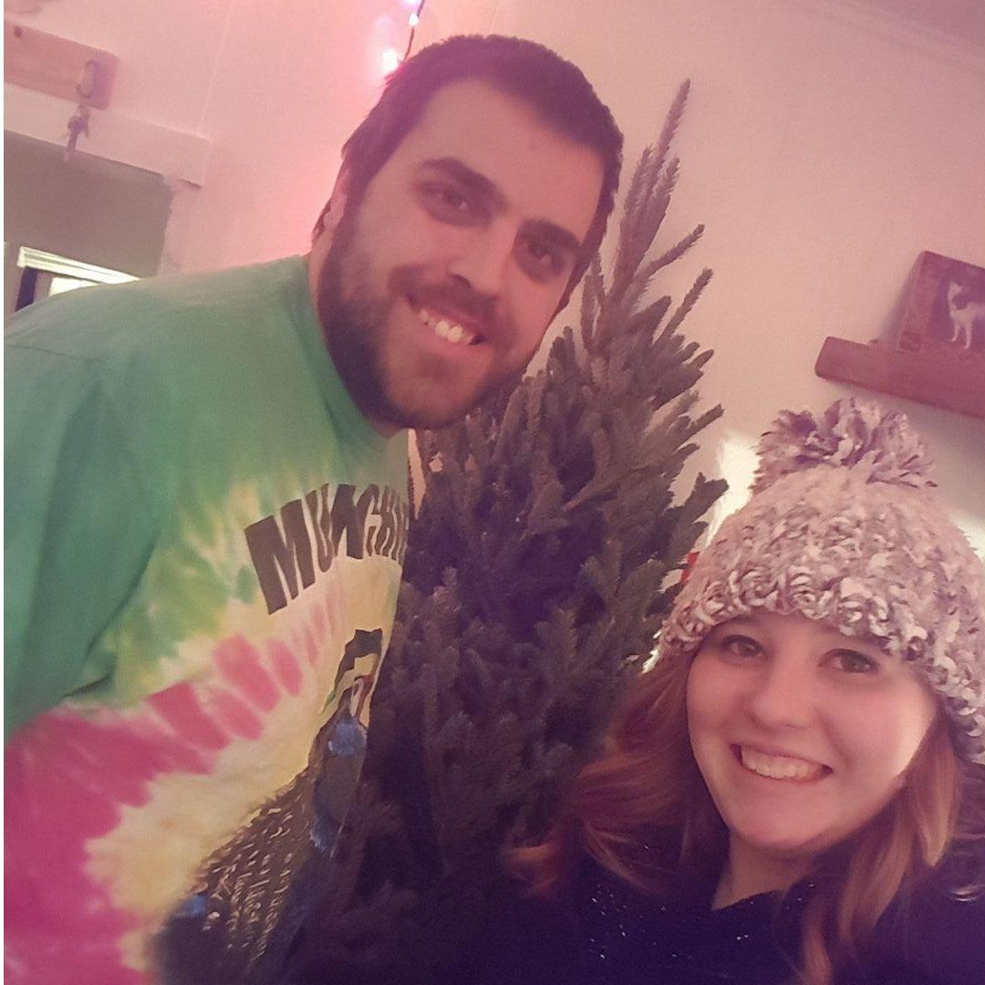 Our very first christmas in our new apartment together