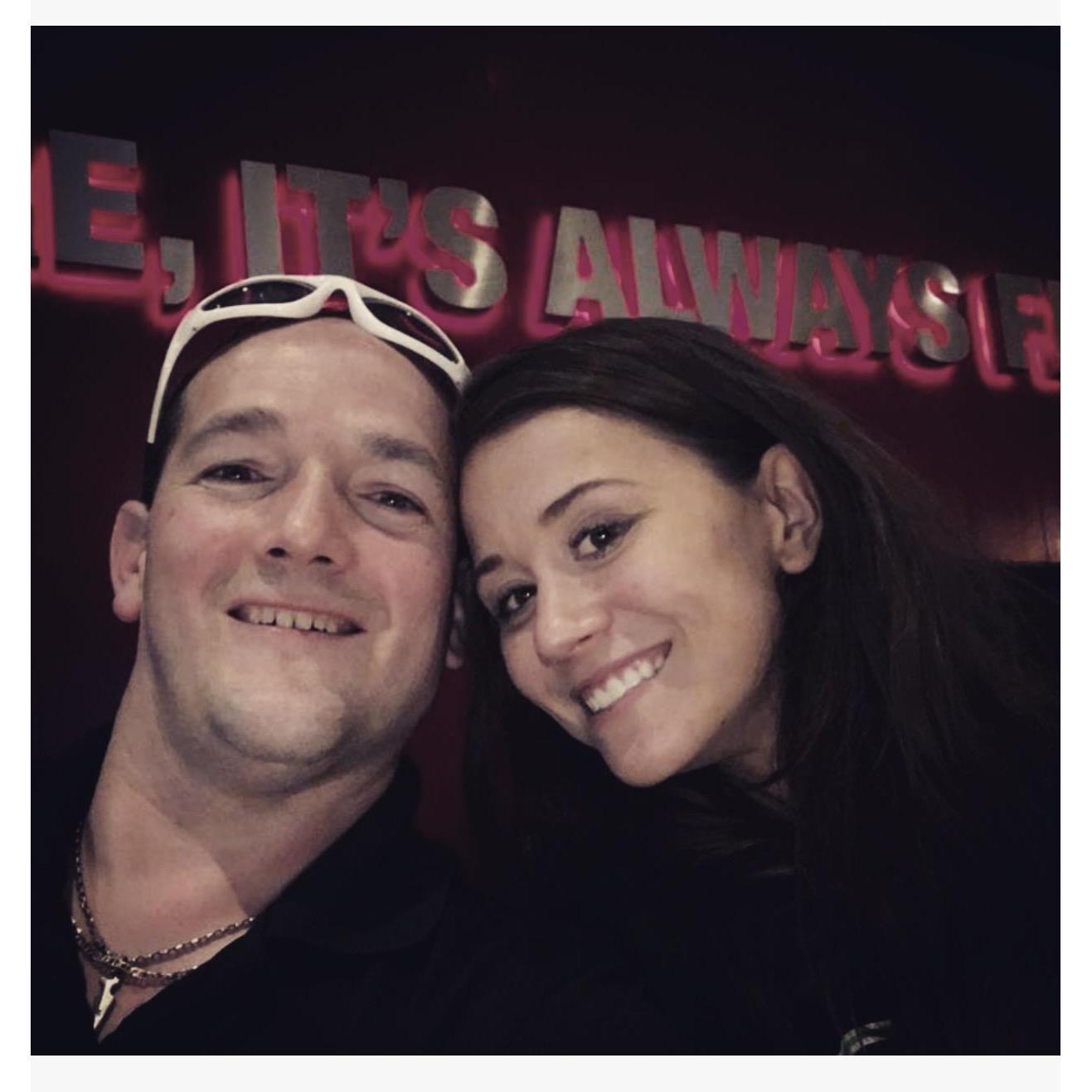 Our very first picture together the night we began dating.
