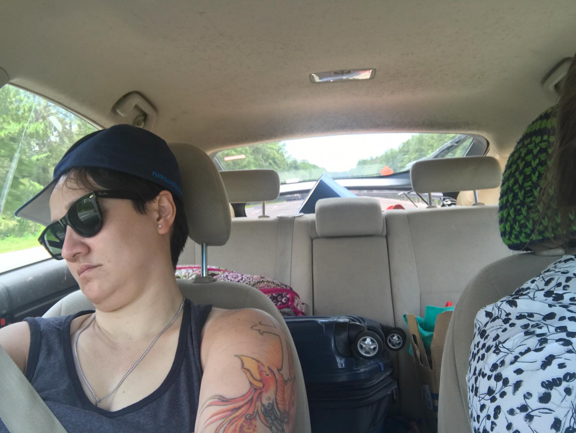 Another road trip to Florida! I wish this picture captured Caitlyn laughing too. We’ll hope Angela still marries her after she sees this one was posted.