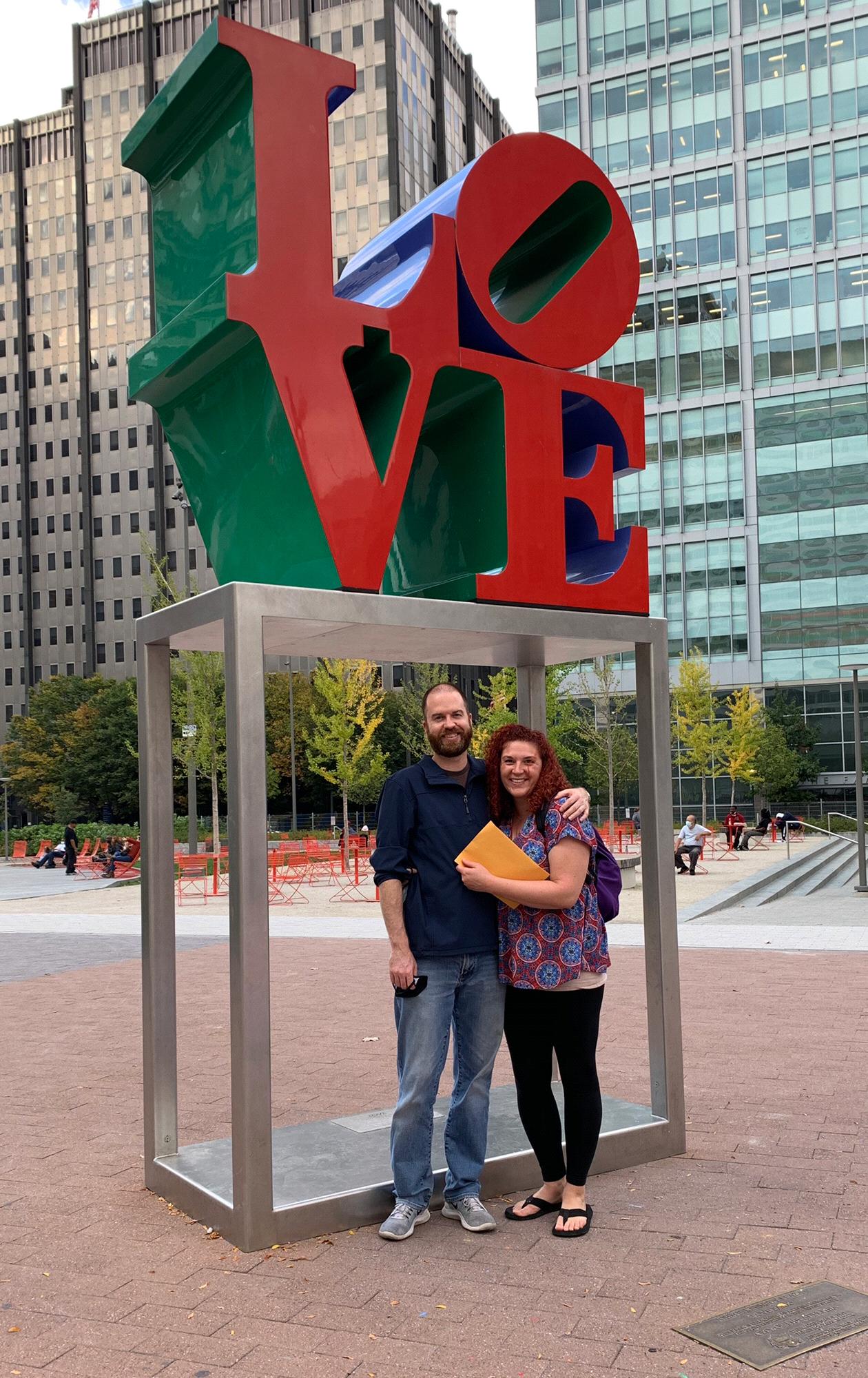 Right after picking up our marriage license at City Hall!