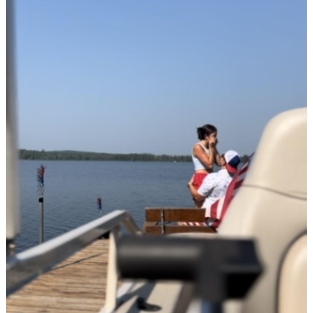 Josh down on one knee!