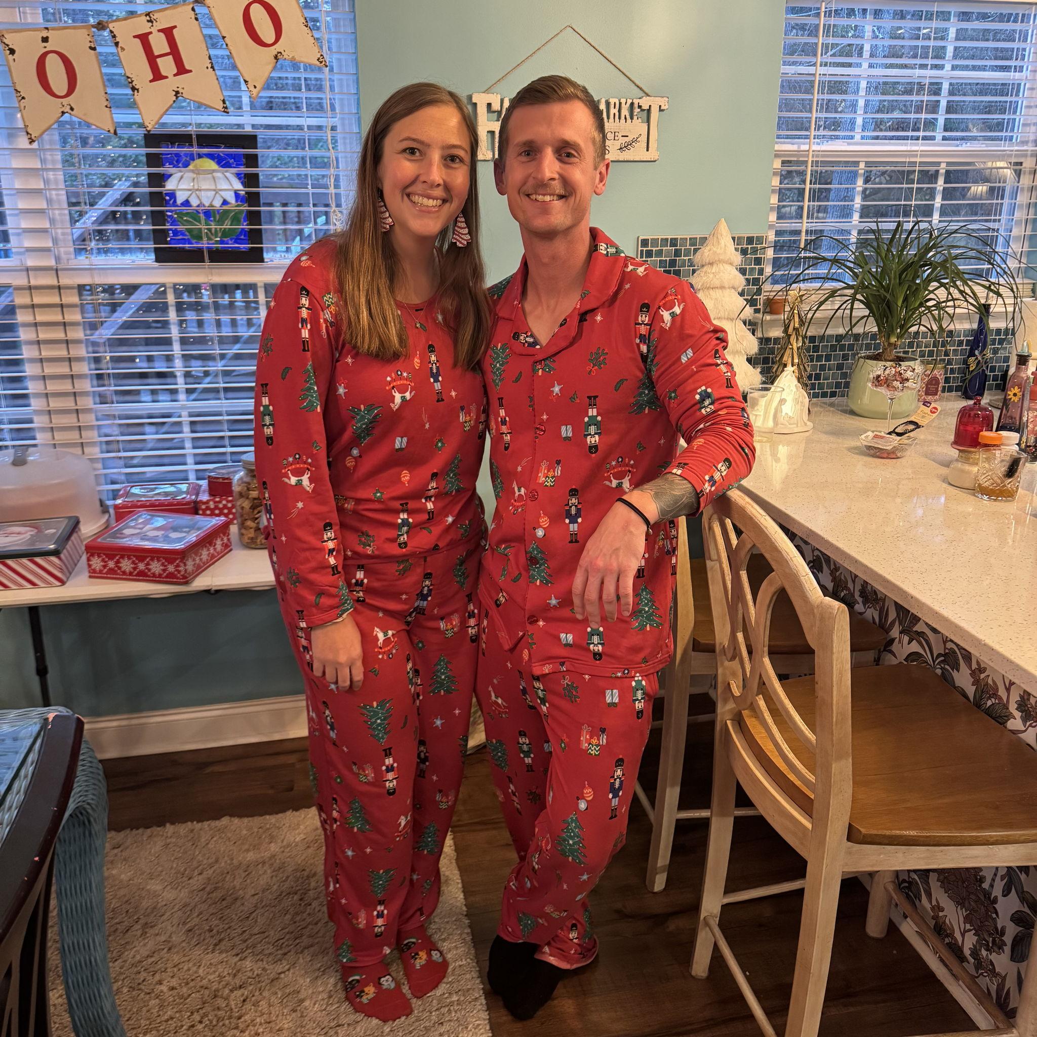 Our matching Christmas Day pajamas for 2026!