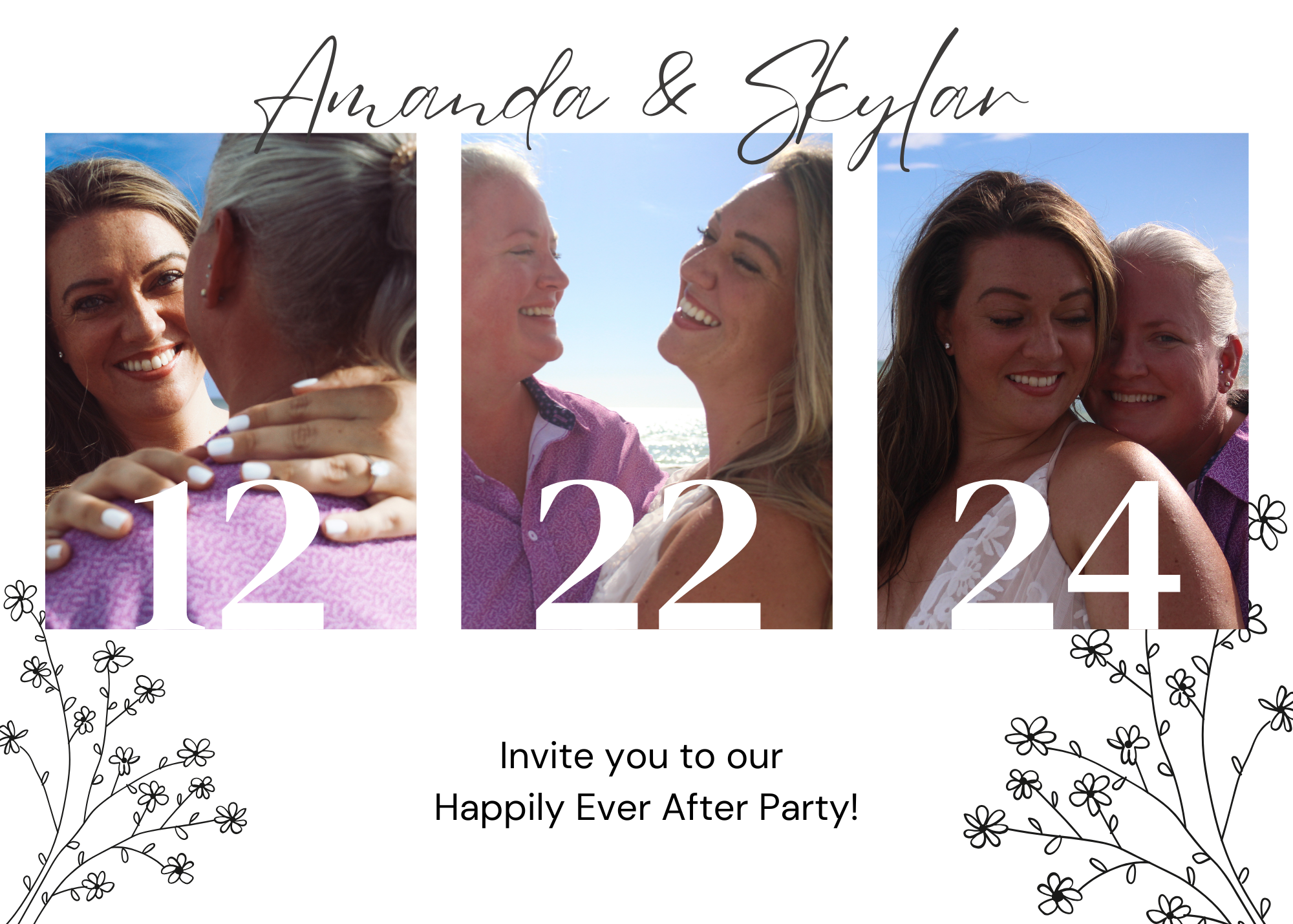 The Wedding Website of Skylar White and Amanda Flood