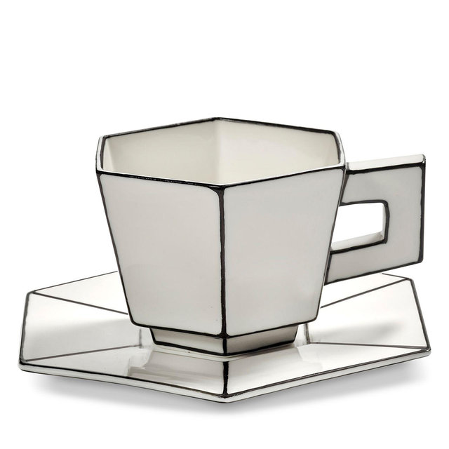 Serax Carte Blanche Cappuccino Cup & Saucer