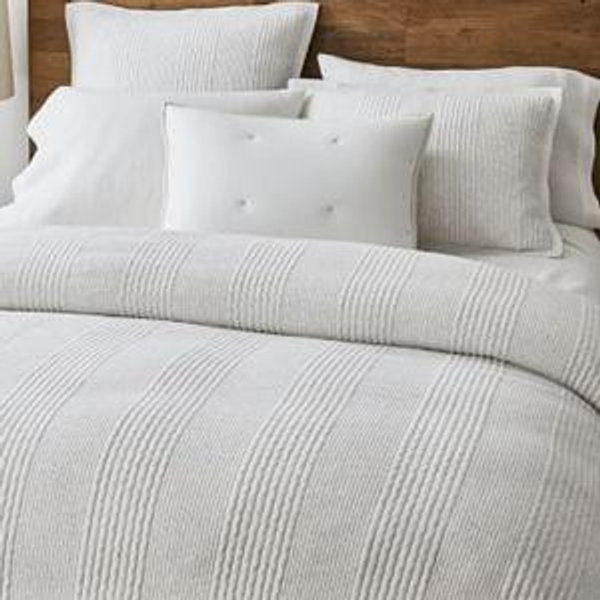 Cotton Cloud Jersey King/Cal. King Duvet, Light Heather Gray