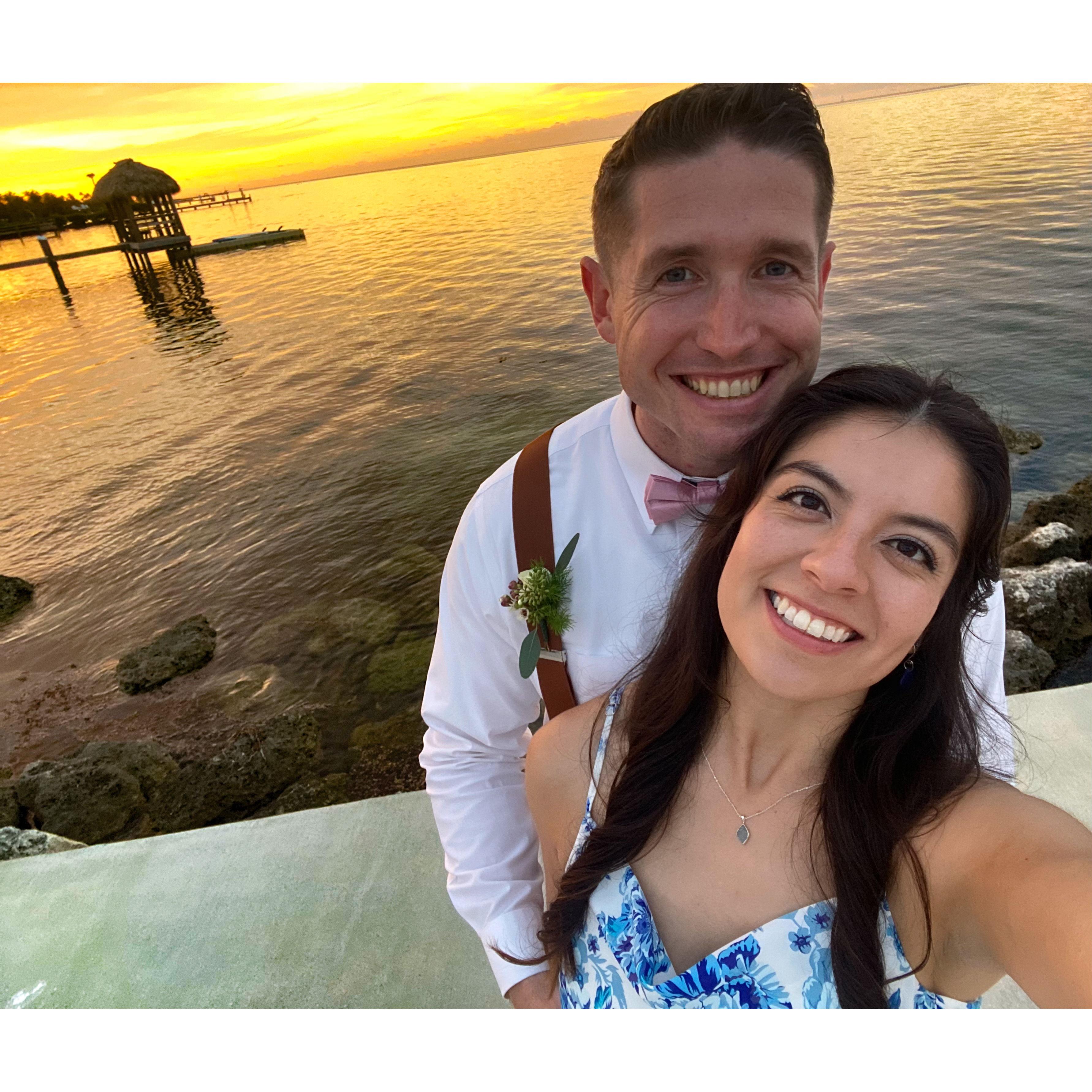We went to Ashley and Dan's wedding in Islamorada (January 2023)