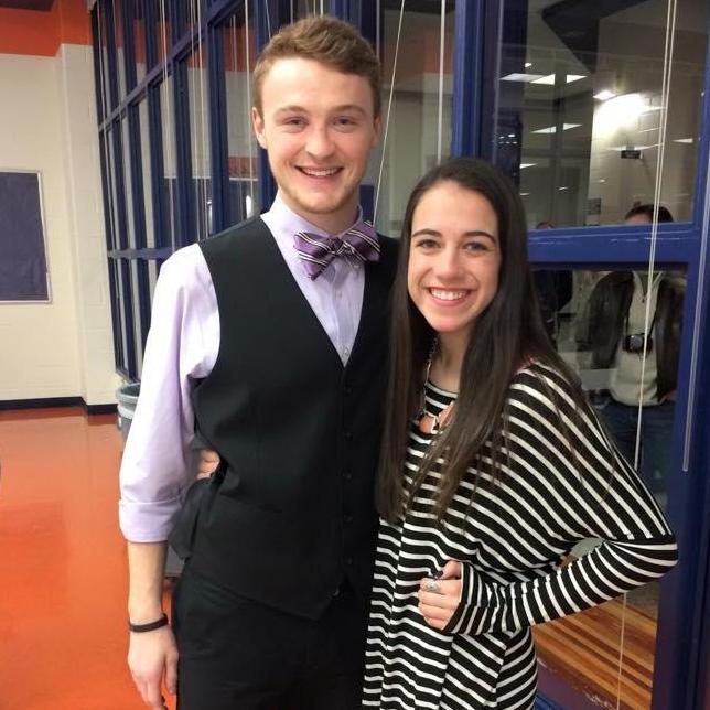 Our first photo together! We met in high school and the rest is history! We were inseparable from this moment on.
