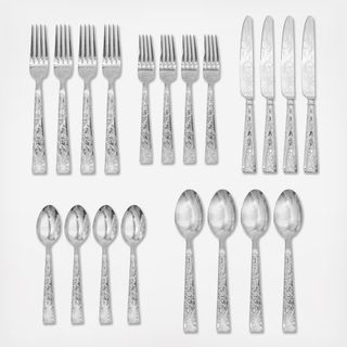 Parisian Garden 20-Piece Flatware Set, Service for 4