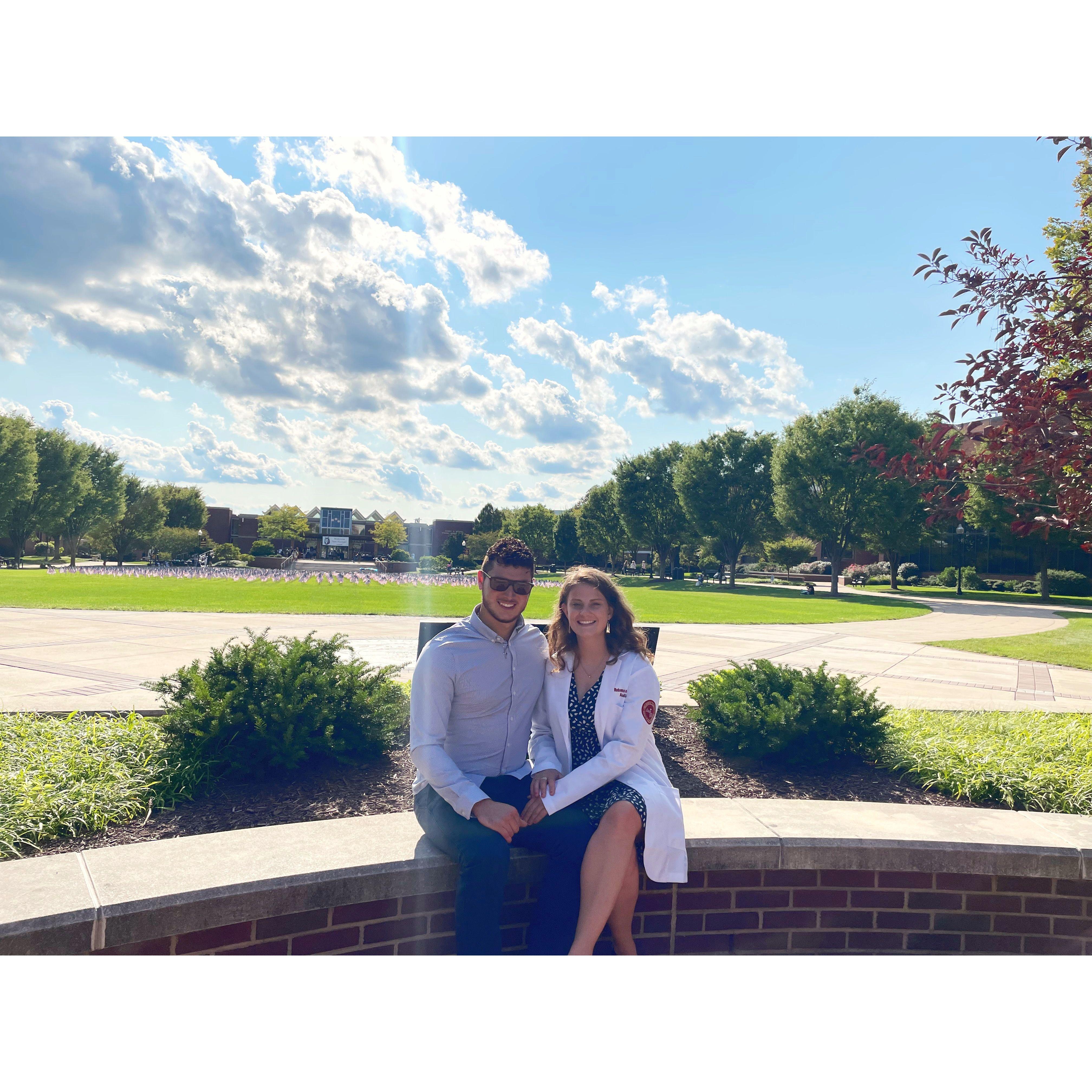 Rebecca's white coat ceremony