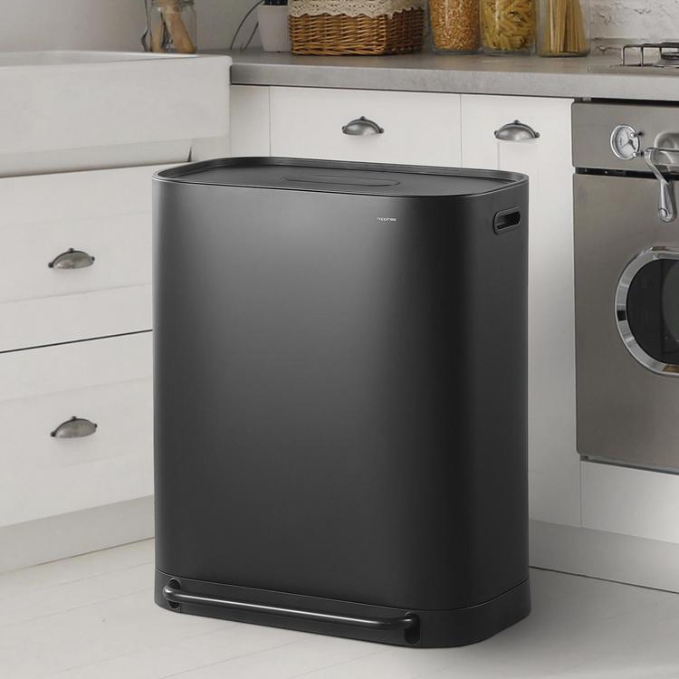 Beni Double Bucket Step Trash Can, 16-Gallon