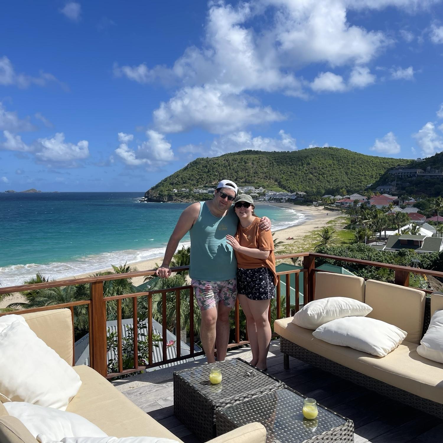 Hanging in St. Barths