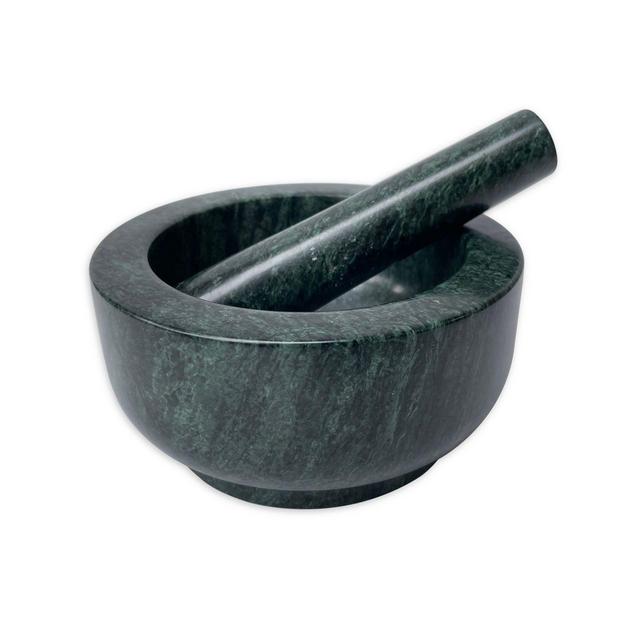 Our Table™ 5-Inch Green Marble Mortar and Pestle Set