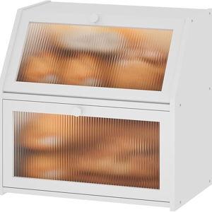 White Bread Box - Color: White Size: XL
