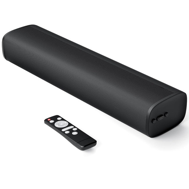 MZEIBO Sound Bar,50W for Smart TV Bluetooth 5.3 Speaker 17 Inch TV Speaker with ARC/Optical/AUX Connections