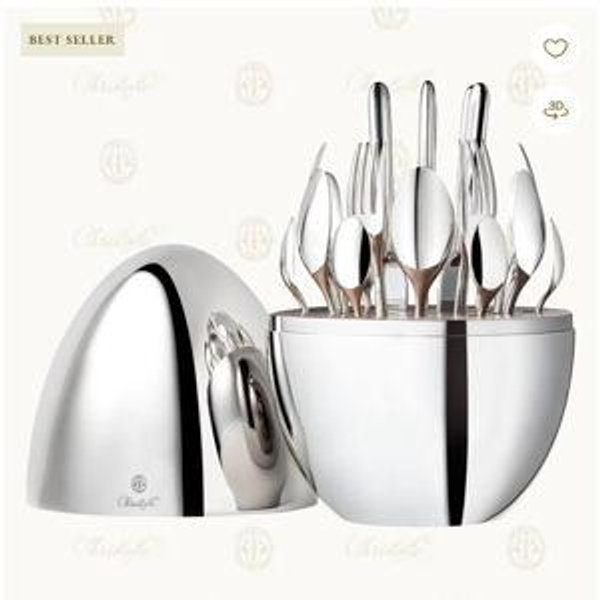 Christofle Mood 24-Piece Flatware Set