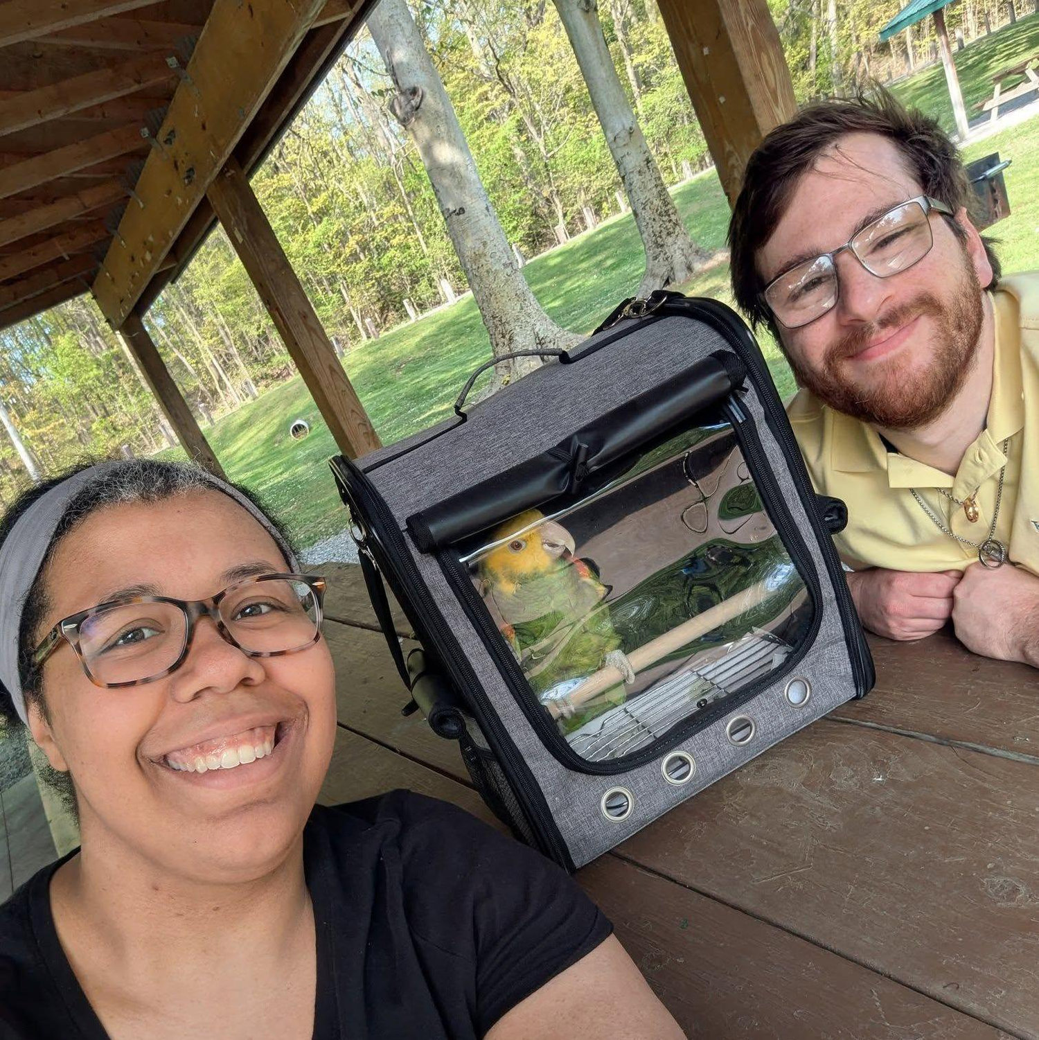 Us and Our Feathery Baby