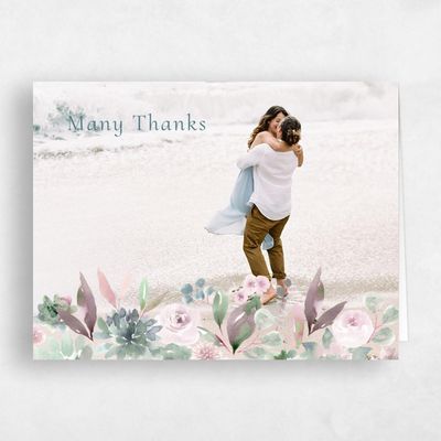 Teal, Pink Wedding Thank You - Cricket Classic