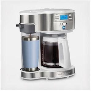 Hamilton Beach 2-Way Programmable Single Serve & 12-Cup Coffee Maker - Macy's