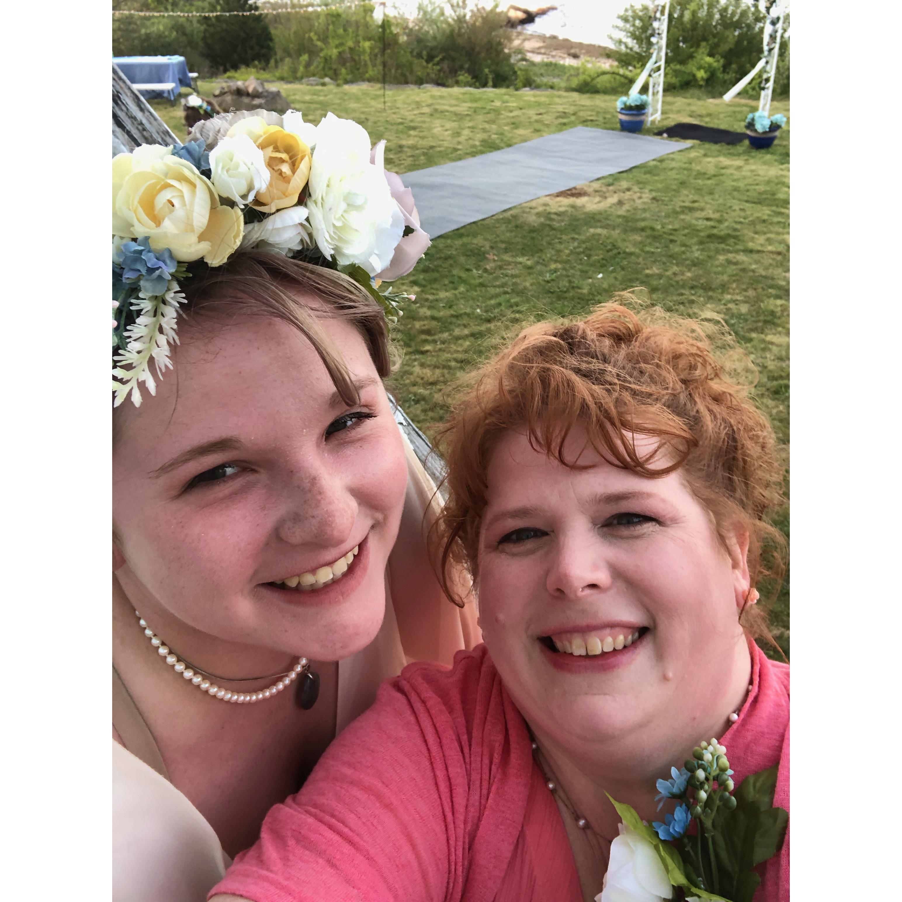 Nessie & Mom selfie