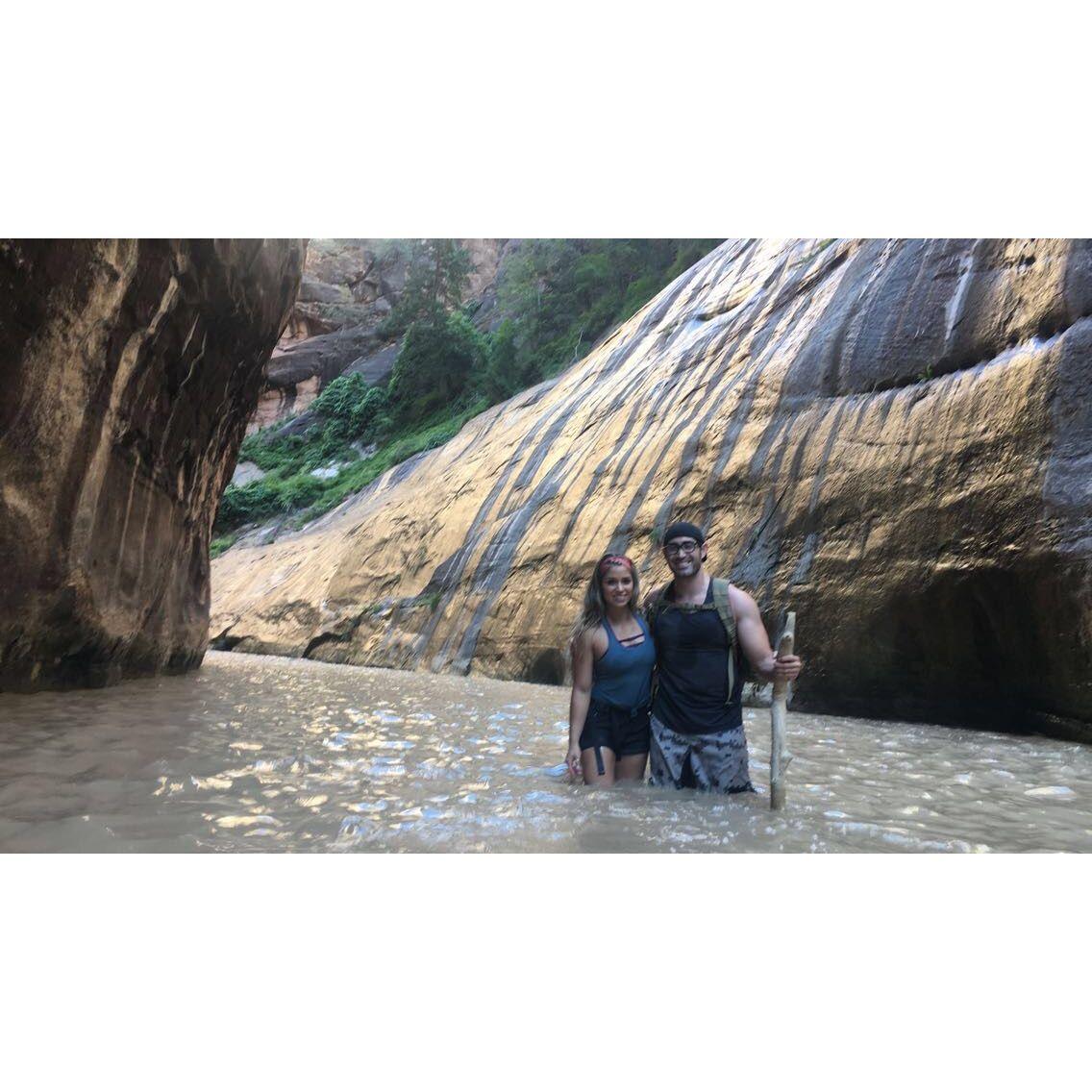 The Narrows in Zion National Park