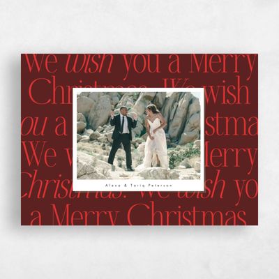 Red Holiday Card - Bluestone