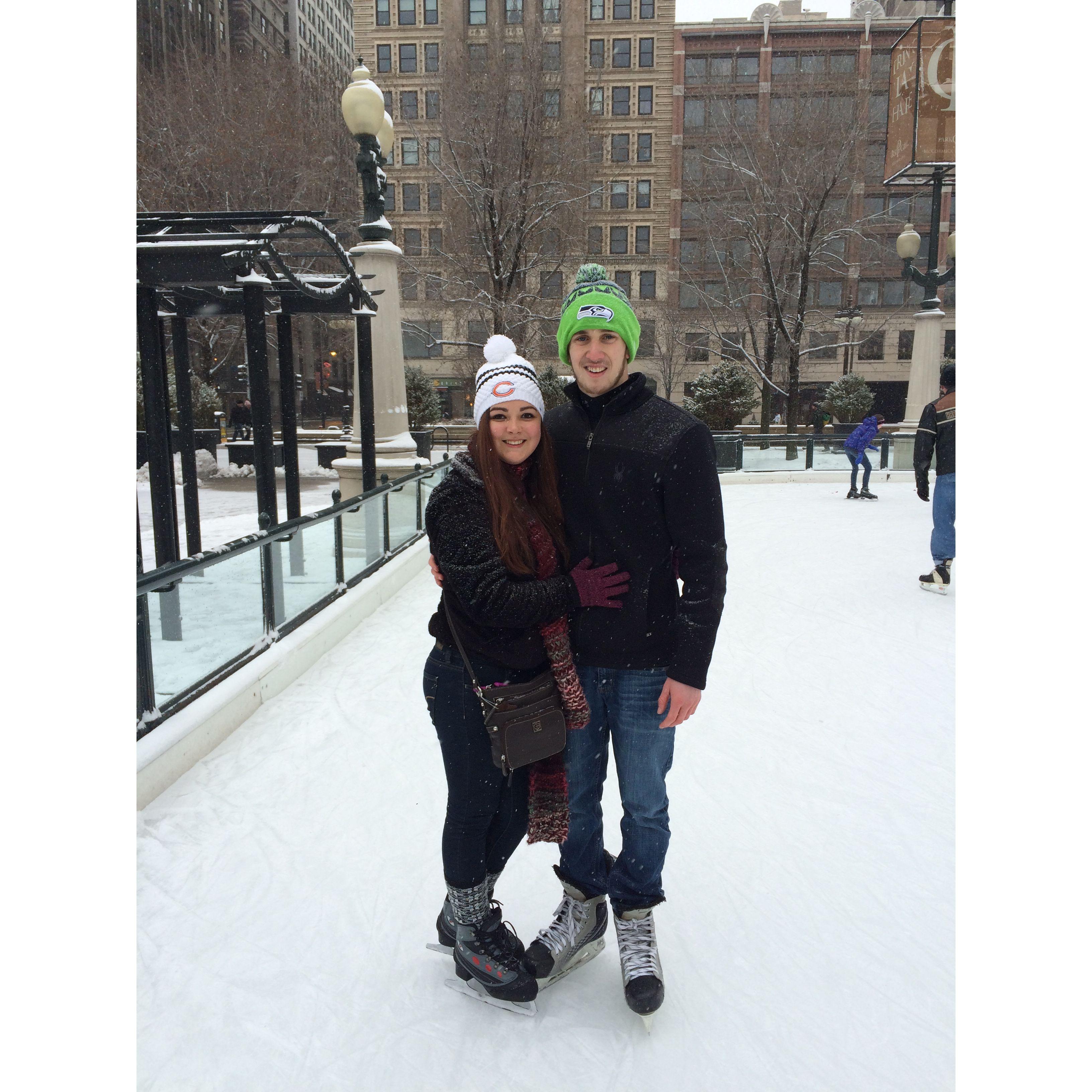 Date in Downtown Chicago 2015