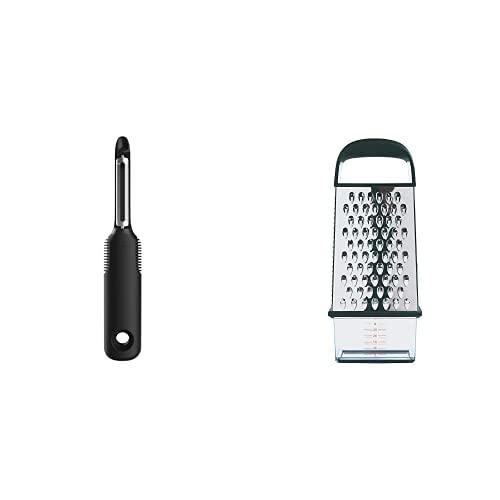 OXO 1057961 Good Grips Box Grater,Silver,1EA & Good Grips Swivel Peeler