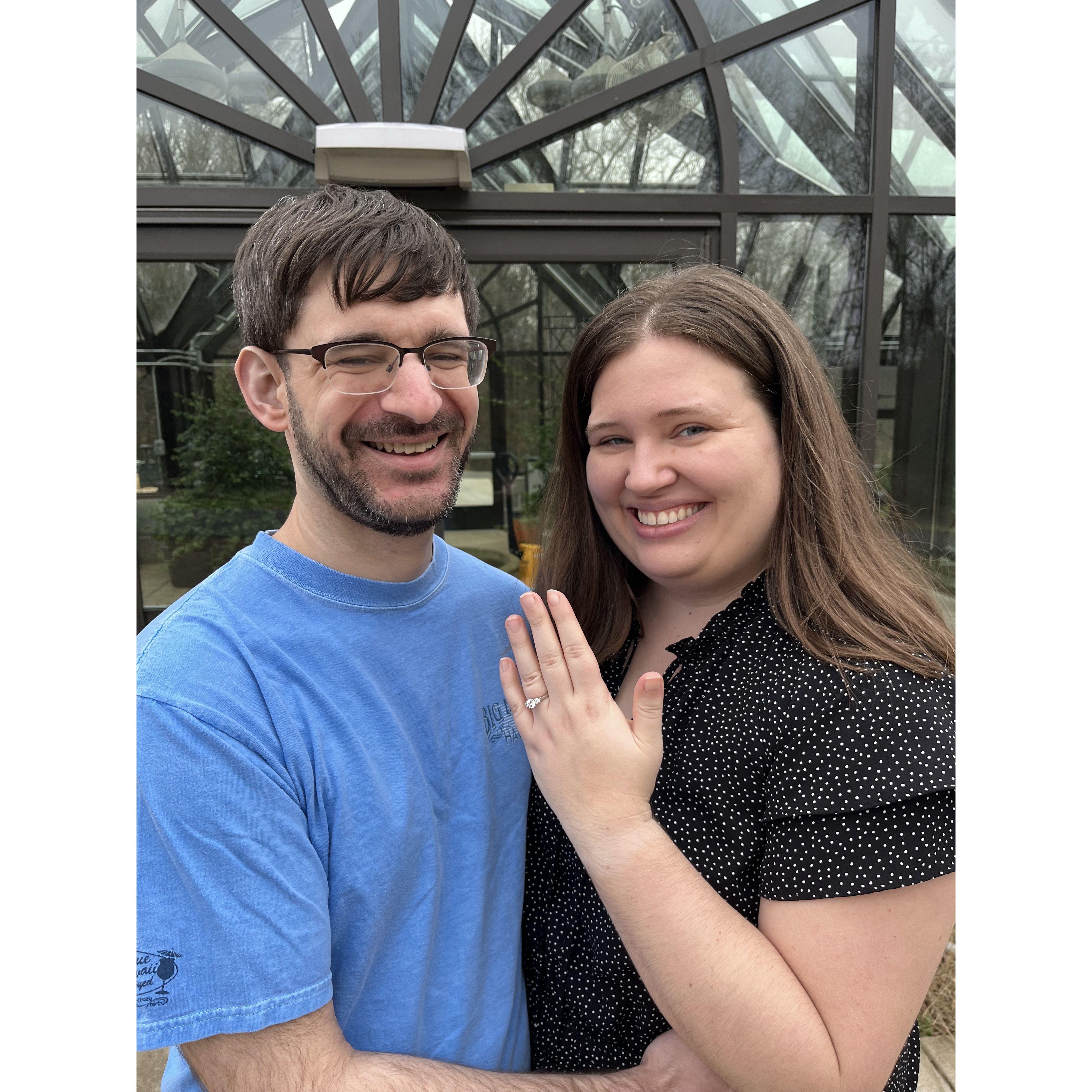 She said yes!